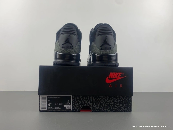 Official Maikesneakers Air Jordan Black 3 CK9246-168 Retro Cat 0810